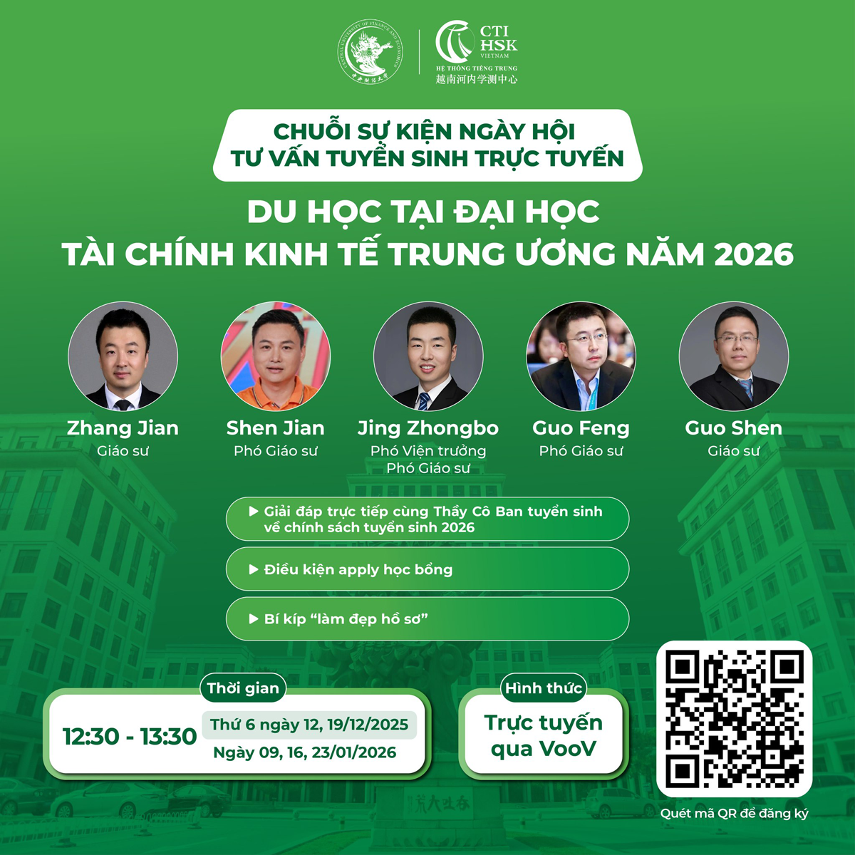 Chuỗi Sự kiện Ngày hội tư vấn tuyển sinh trực tuyến