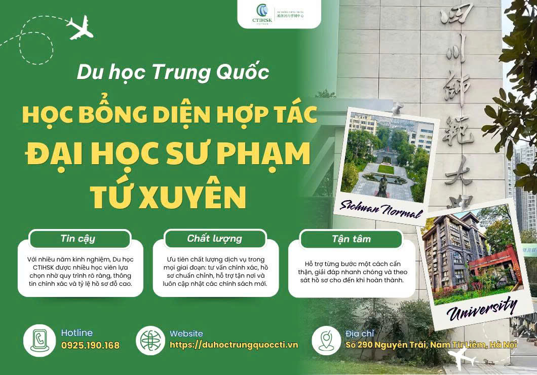 [HOT] - ​​​​​​​Học bổng Diện hợp tác không yêu cầu HSK, CSCA