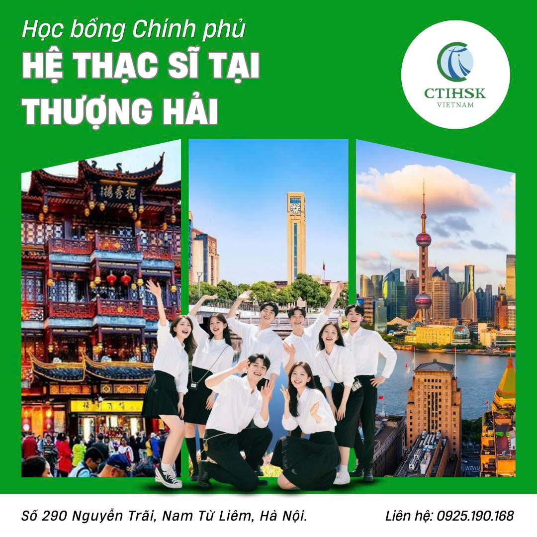 [Mới] - Học bổng Học viện Điện cơ Thượng Hải năm 2026
